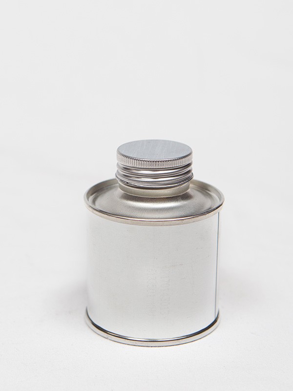 METAL container with srew on lid 100 ml