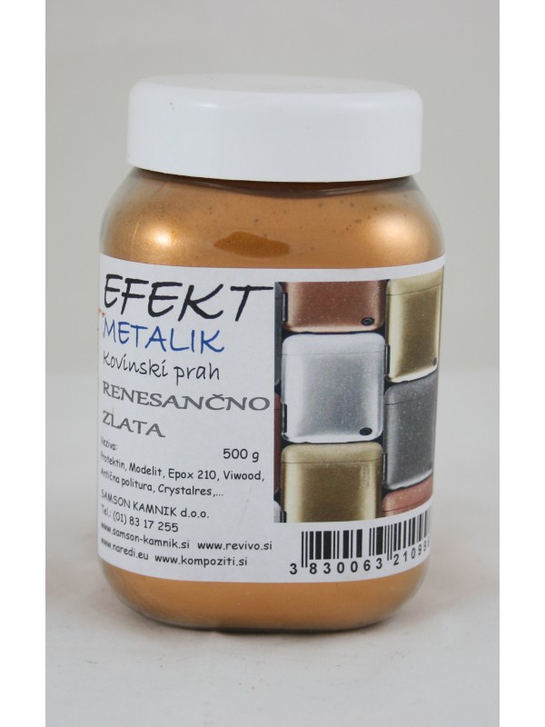 METALIK Kovinski prah RENESANČNO ZLAT 500 g