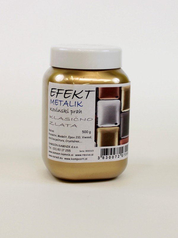 EFFECT METALLIC powder CLASIC GOLD 500 g