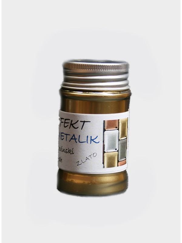 METALIK Kovinski prah ZLATO  imitacija  100 g