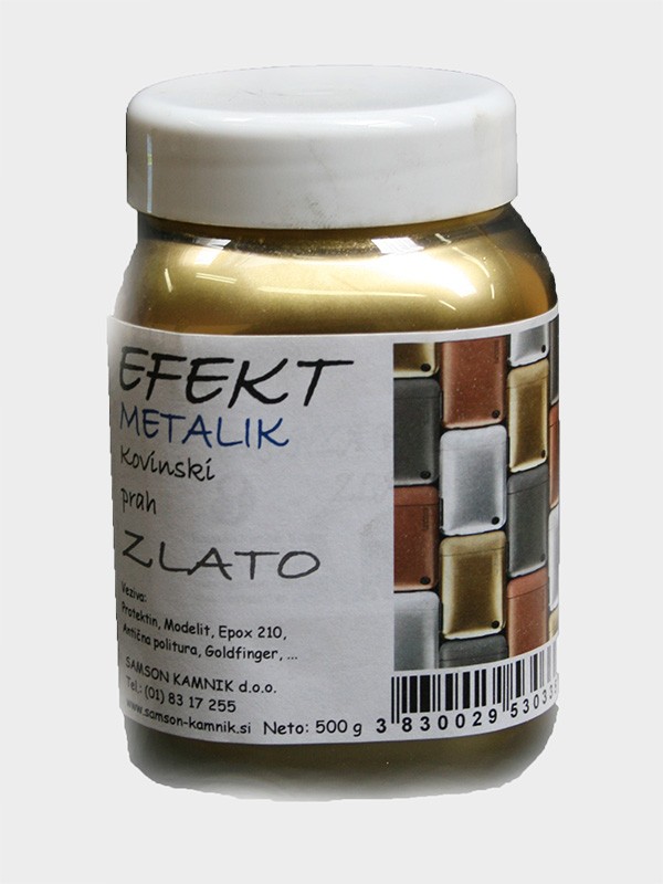 METALIK Kovinski prah ZLATO imitacija 500 g