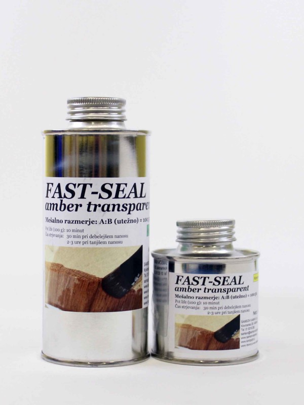 FAST SEAL amber transparent       200 + 100 g