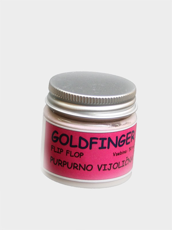 GOLD FINGER FLIP FLOP purpurno vijolična  50 ml