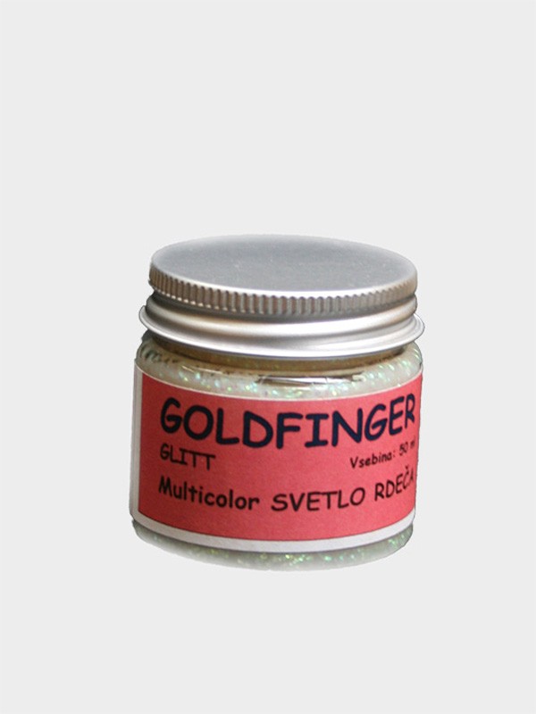 GOLDFINGER GLITT Multicolour fine red 50 ml