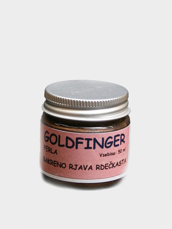 GOLD FINGER PERLA bakreno rjava rdečkasta  50 ml