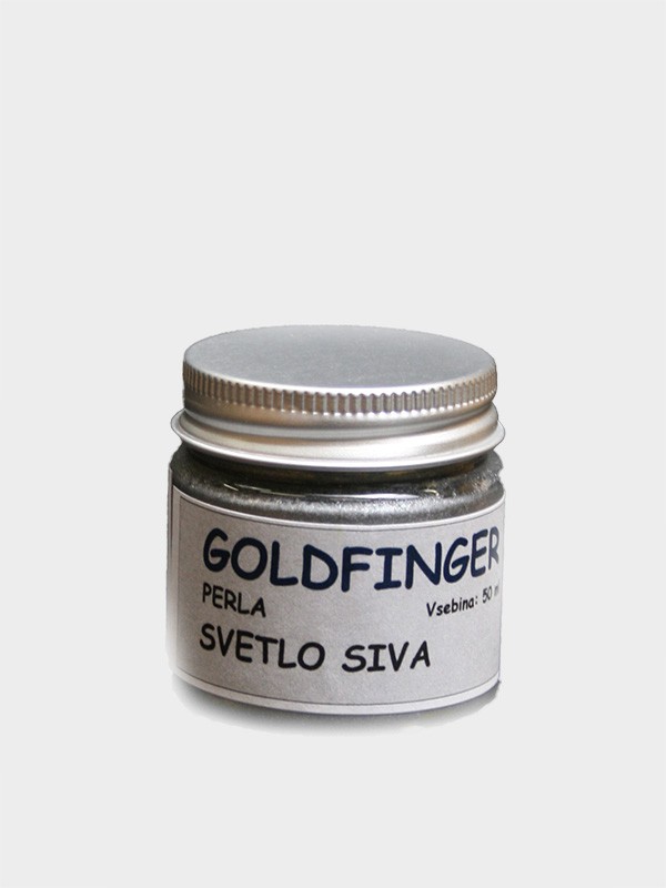 GOLD FINGER PERLA svetlo siva  50 ml