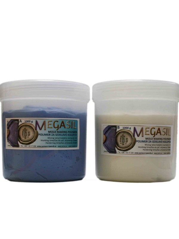 MEGASIL mold making polymer 1 kg + 1 kg
