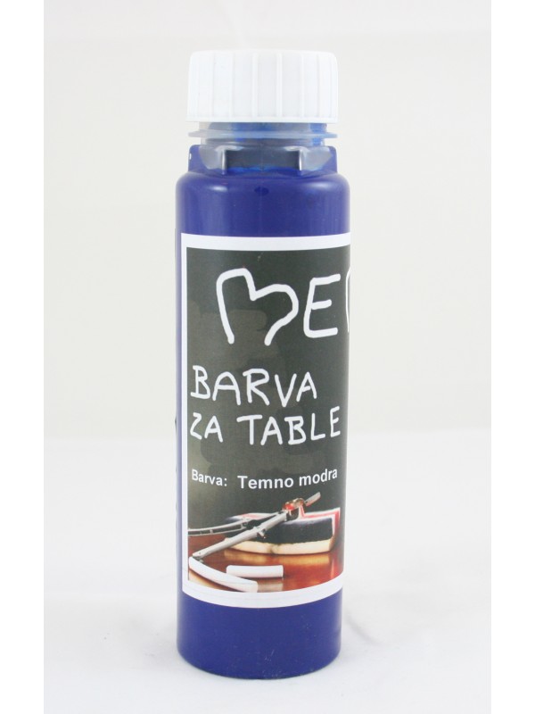 MEMO - BARVA ZA TABLE - Temno modra 250 ml