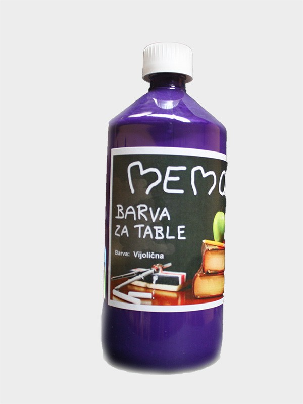 MEMO - BARVA ZA TABLE - Vijolična  1000 ml