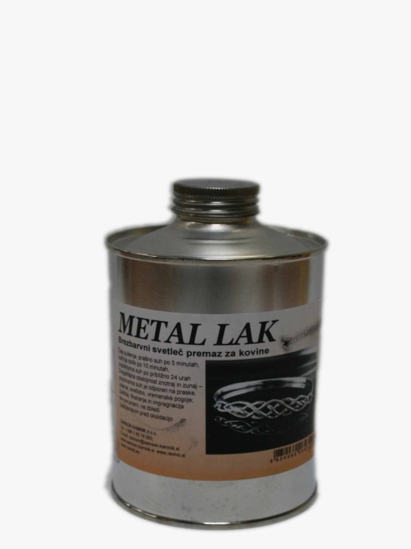 METAL LAK   brezbarvni svetleč premaz za kovine            250 ml