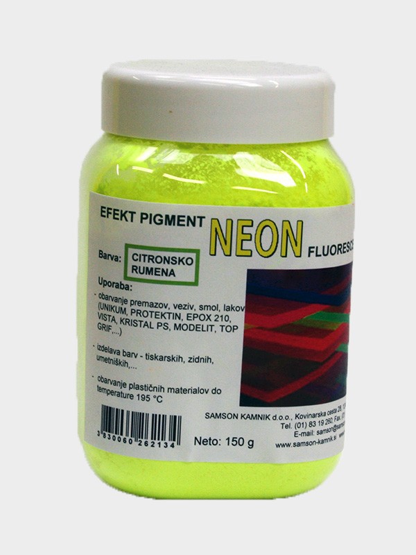 NEON -  CITRONSKO RUMEN fluorescenčni pigment  150 g