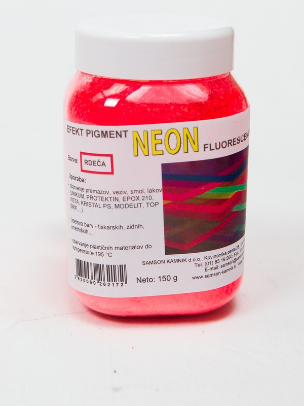 NEON pigment fluorescenčni rdeč 150 g