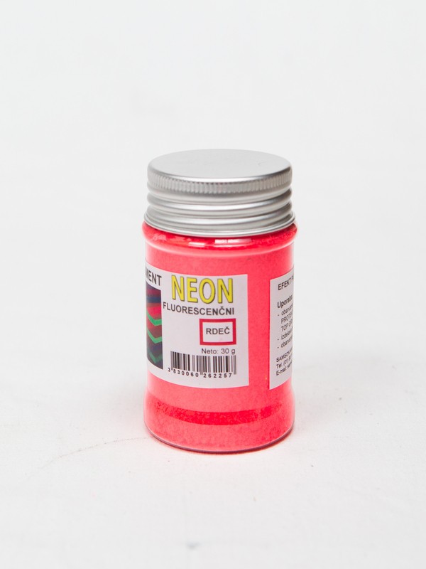 NEON pigment fluorescenčni rdeč 30 g