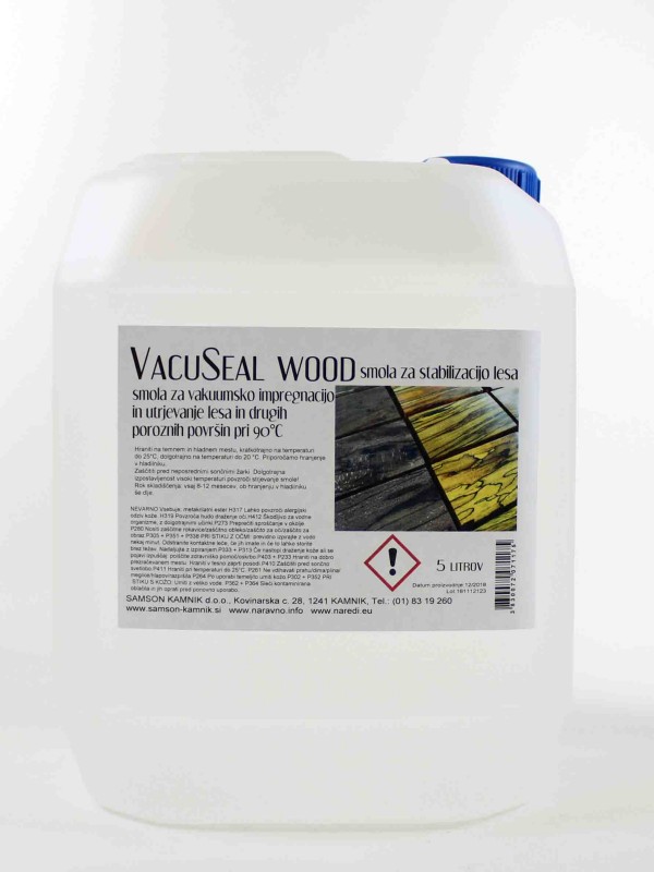 VACUSEAL WOOD resin for wood stabilization 5l