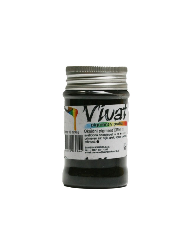 VIVAT oksidni / anorganski pigment intenzivno črn 90 g